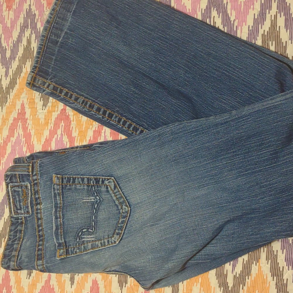 BIG STAR CASEY SIZE 32 LIGHT WASH BOOTCUT JEANS